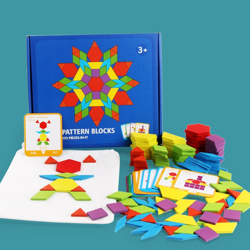155 pièces Puzzle jouets éducatifs