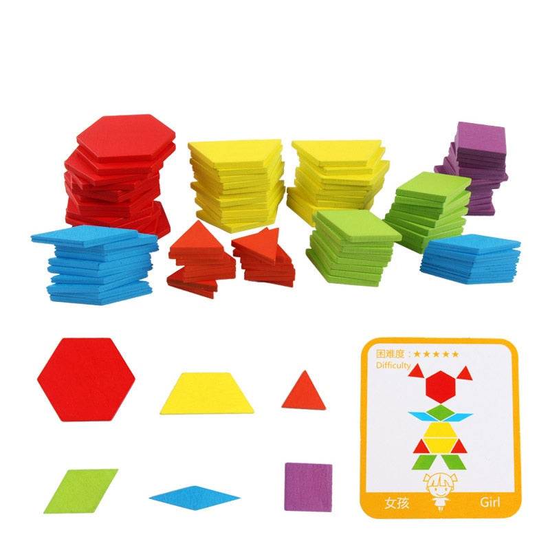 155 pièces Puzzle jouets éducatifs