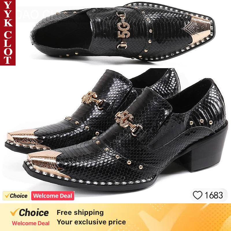 Chaussures Derby en cuir véritable noir faites à la main pour hommes, mocassins de luxe de styliste