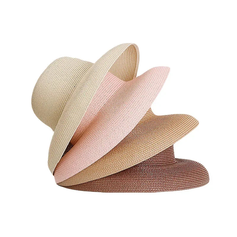 MAXSITI U été Hepburn Style Vintage Design chapeau de paille