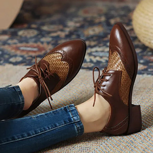 EAGSITY style britannique oxford chaussures de femmes