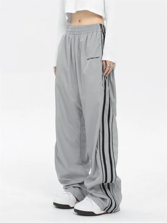 Y2K femmes Streetwear Techwear Parachute pantalon